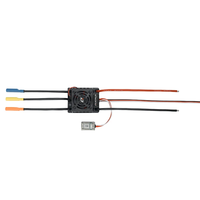 HobbyWing QuicRun WP 10BL60 Brushless Waterproof 60A ESC Suitable for 1/10 RC Remote Control Off road Vehicle RC4WD