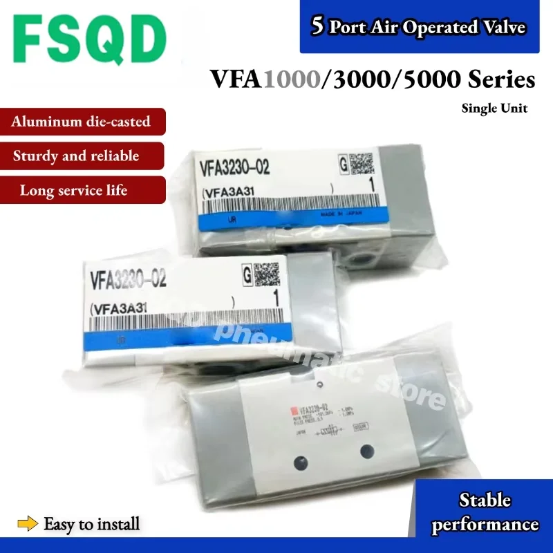 

VFA3130 VFA3230 VFA3330 VFA3430 VFA3530 VFA5120 VFA5220 VFA5320 VFA5420 VFA5520-02 03 5-портовый пневматический клапан VFA3000/5000 VFA