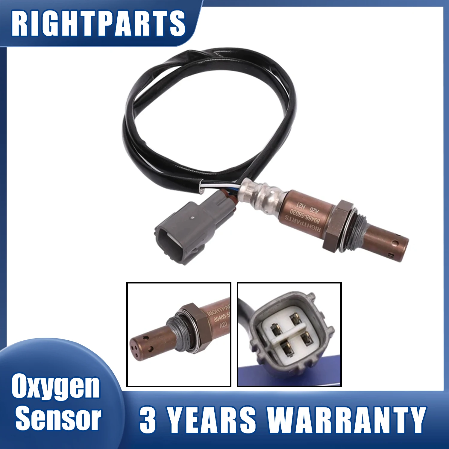 

RIGHTPARTS O2 Air Fuel Ratio Oxygen Sensor 89465-58030 8946558030 for Toyota ALPHARD HV ATH10 2003-2008