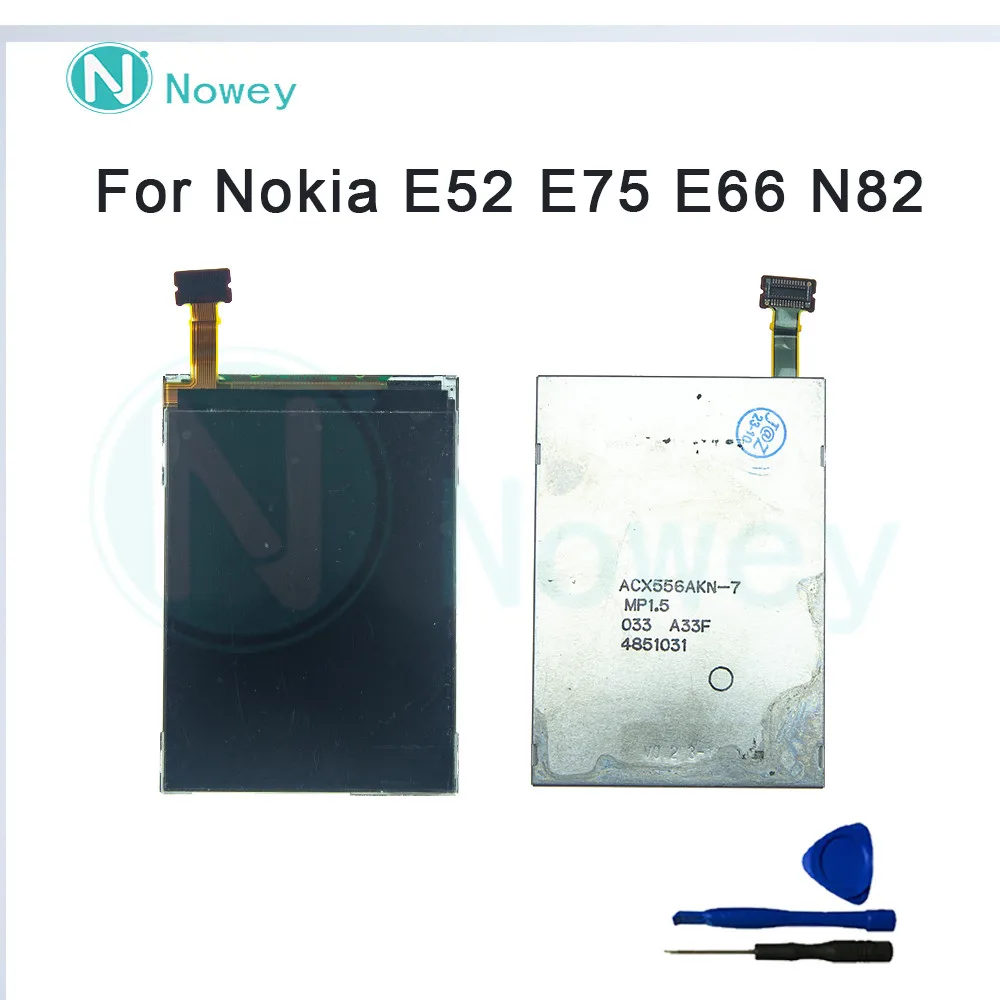 Original Mobile Phone LCD for Nokia, Replacement Screen, Digitizer Display, E52, E75, E66, N82, N77, N78, N79, 6202c, 6208, 6120