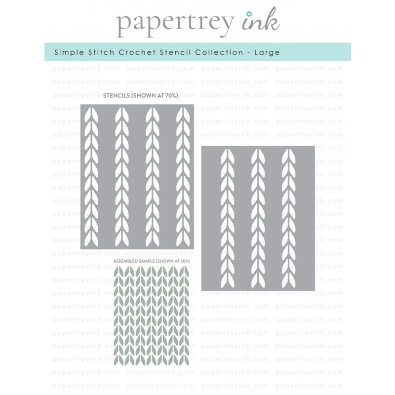 Simple Stitch Crochet Stencil Collection Scrapbooking for Paper Making Frames Card Craft no Stamp Metal Cutting Dies