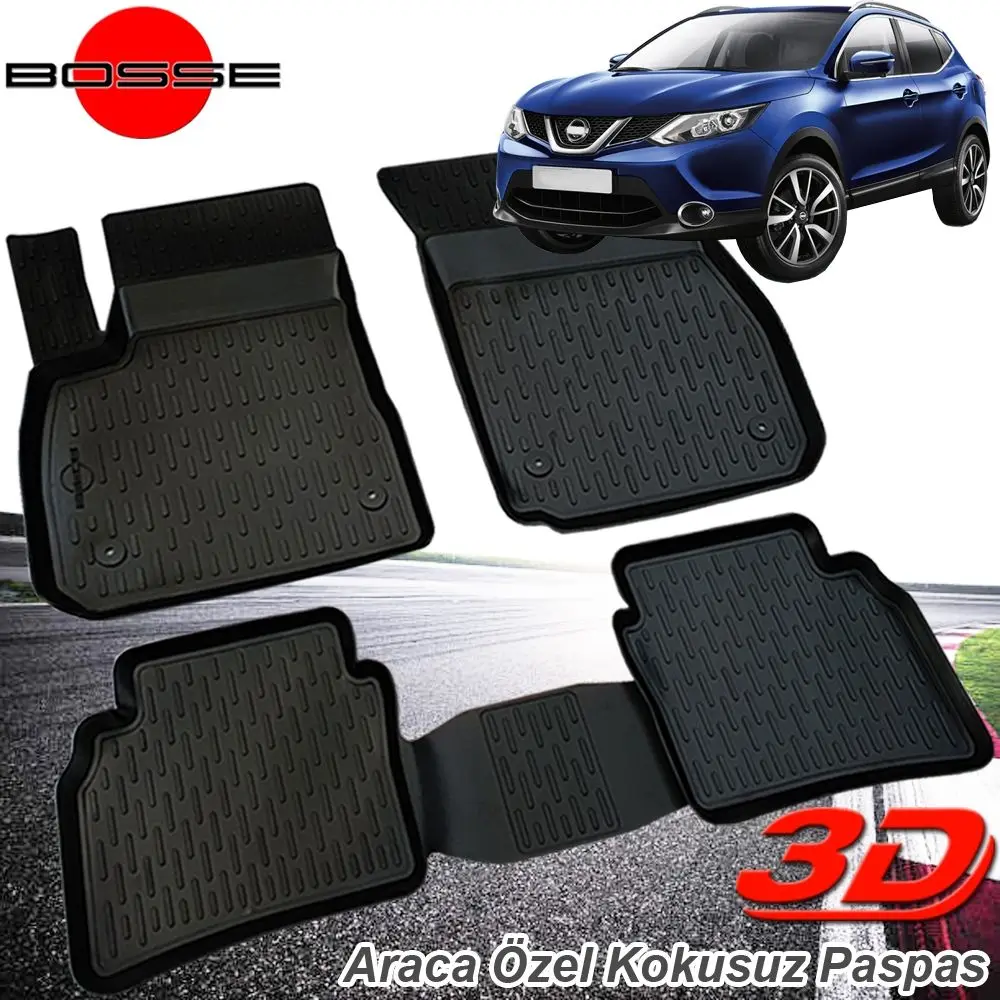 For Nissan Qashqai floor mat 3D pool 2014