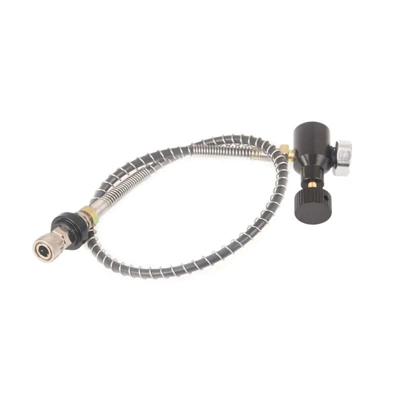 NEW Gas Cylinder Refill Filling Adapter 50mm Hosen Valvula Reguladora Sodastream On/Off Valve Pneumatic Fitting Quick Release