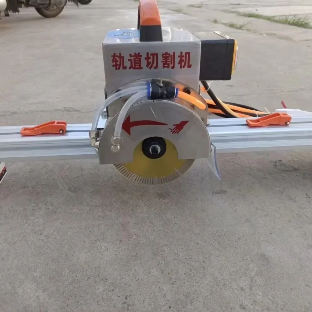 Electric track saw small marble machine base aluminum alloy ceramic tile chamfering integrated machine cutting machine