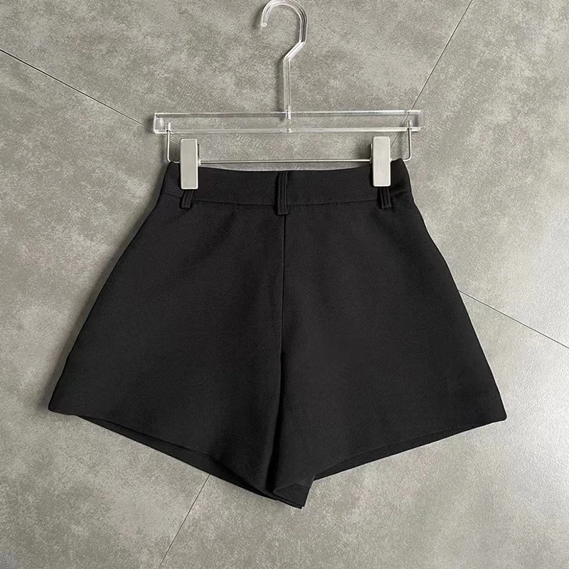 MEXZT Streetwear Black Shorts Women Korean Elegant High Waist White Wide Leg Suit Shorts Fashion Sexy Club Slim Hot Short Pants - Image 5