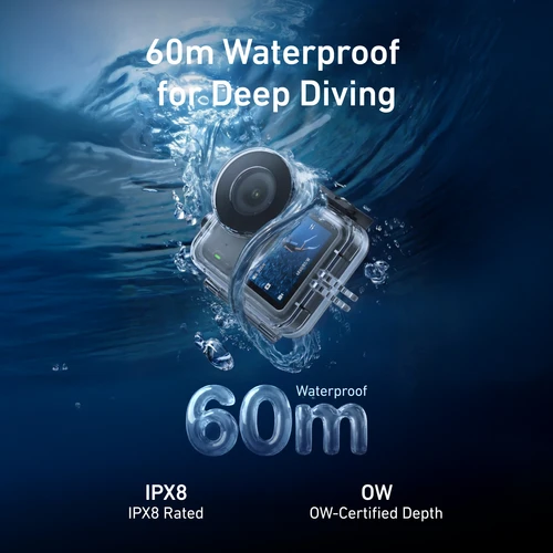 Imagen 2 del producto Funda impermeable TELESIN para buceo de 60M para DJI OSMO Nano, cubierta protectora antivaho subacuática para DJI Nano.