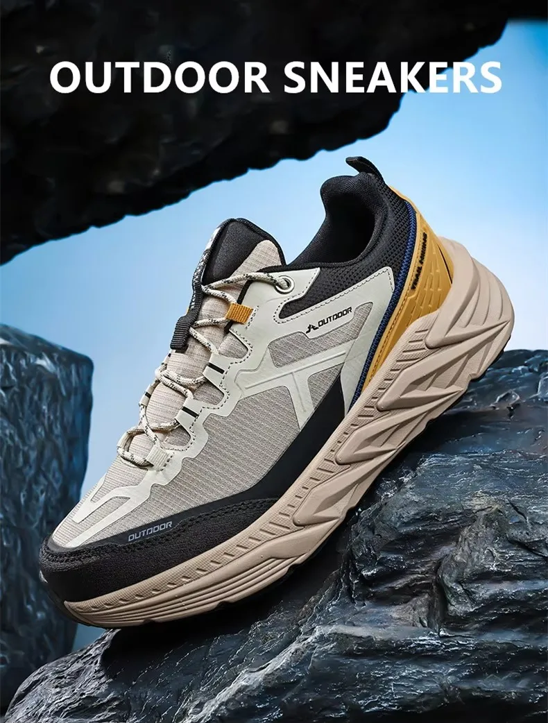 Unisex-Wanderschuhe für Herren, Sneakers, hochwertige, trendige, rutschfeste, bequeme Outdoor-Sport-Trainings-Schuhe, Laufschuhe für Damen – Detail 2