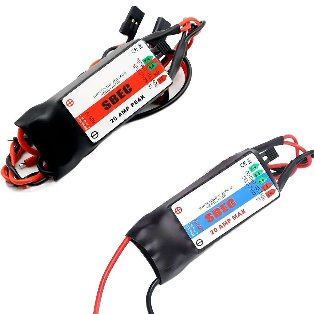 

20A BEC Step Down Power Module SBEC UBEC External Power Supply 6-50.4V Input 12S LiPo For RC Servo Robot Joint Power Supply