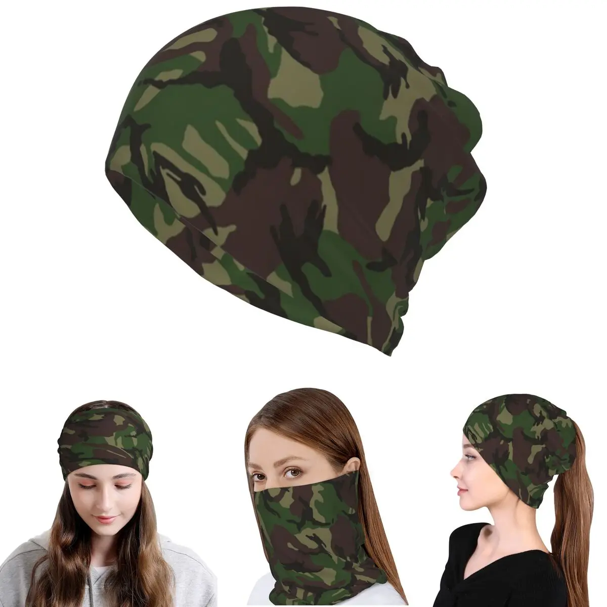 

Camo Camouflage Army British DPM Bandana Neck Gaiter Mask Scarf Multifunction Headband Beanies Hat Unisex Adult Washable