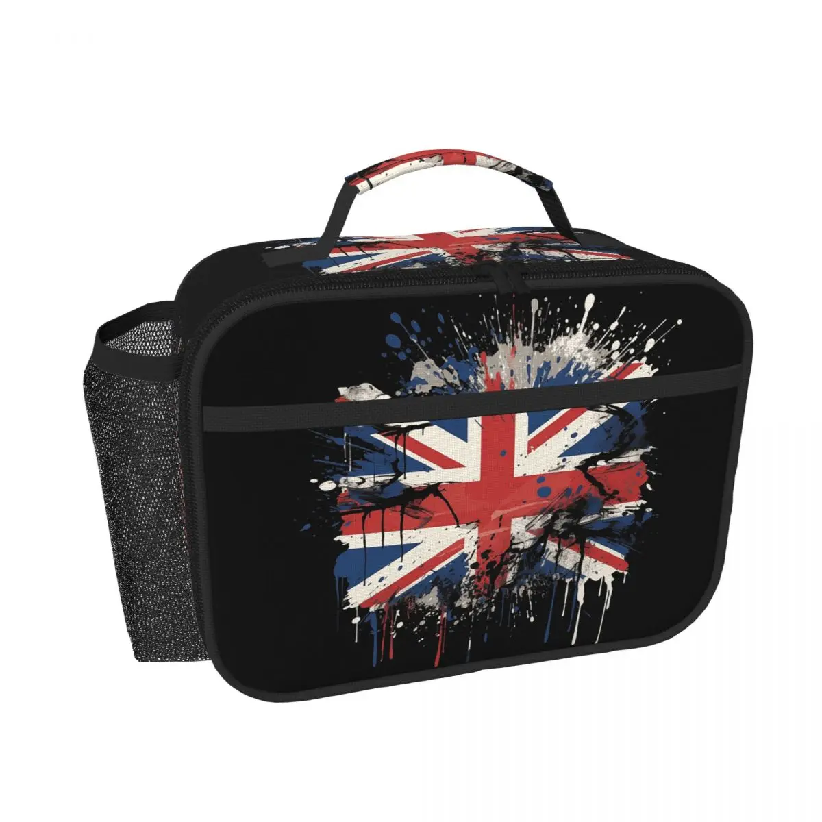 Union Jack Flag Of The UK United Kingdom British Insulated Lunch Bag for Women Kids Portable Food Boxes Thermal Lunch Box Tote