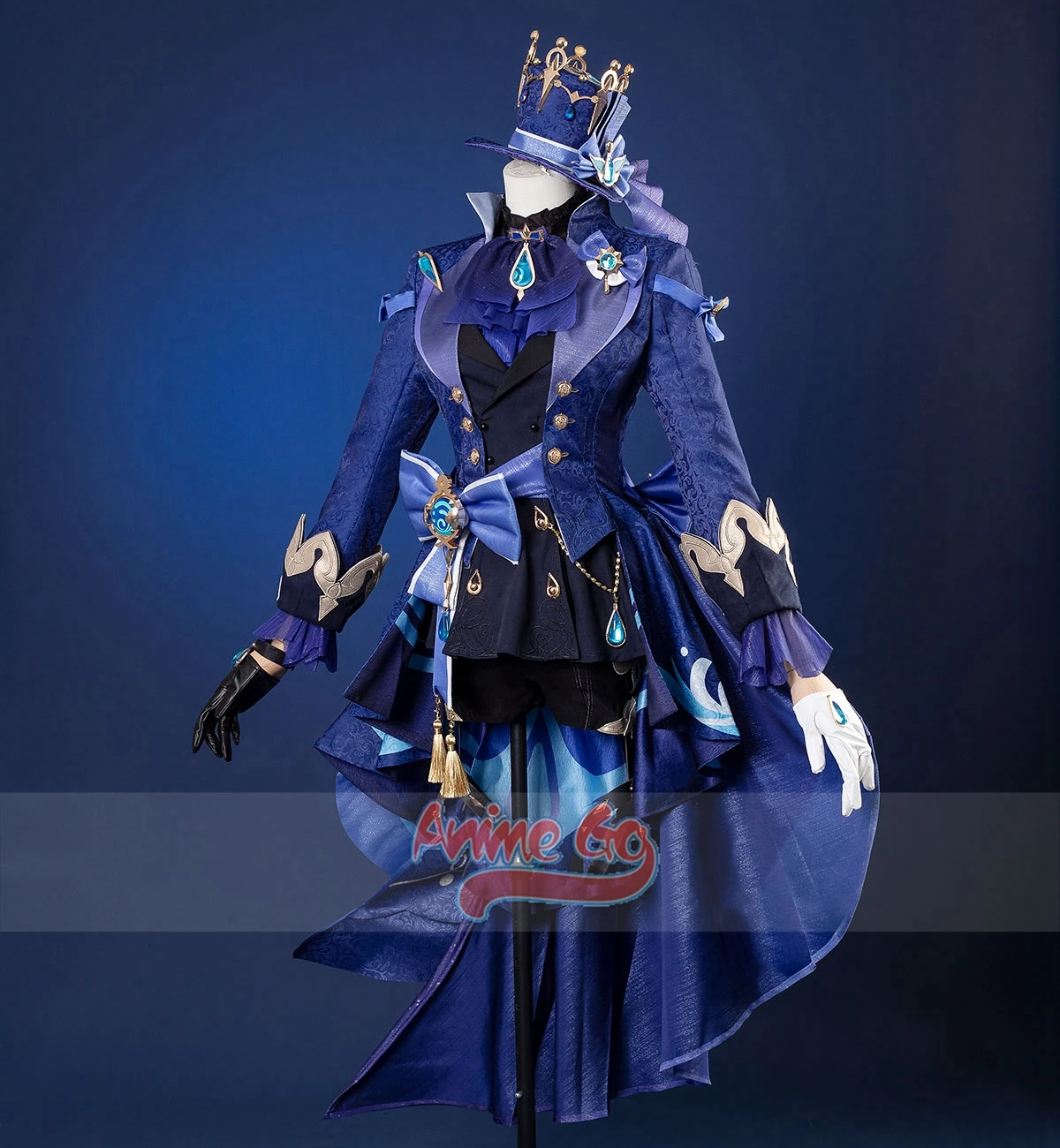 Focal ors genshin cosplay kostüm genshin impact weiß schwarz furina uniform verbessert halloween outfit 3d zubehör C08735-AAA