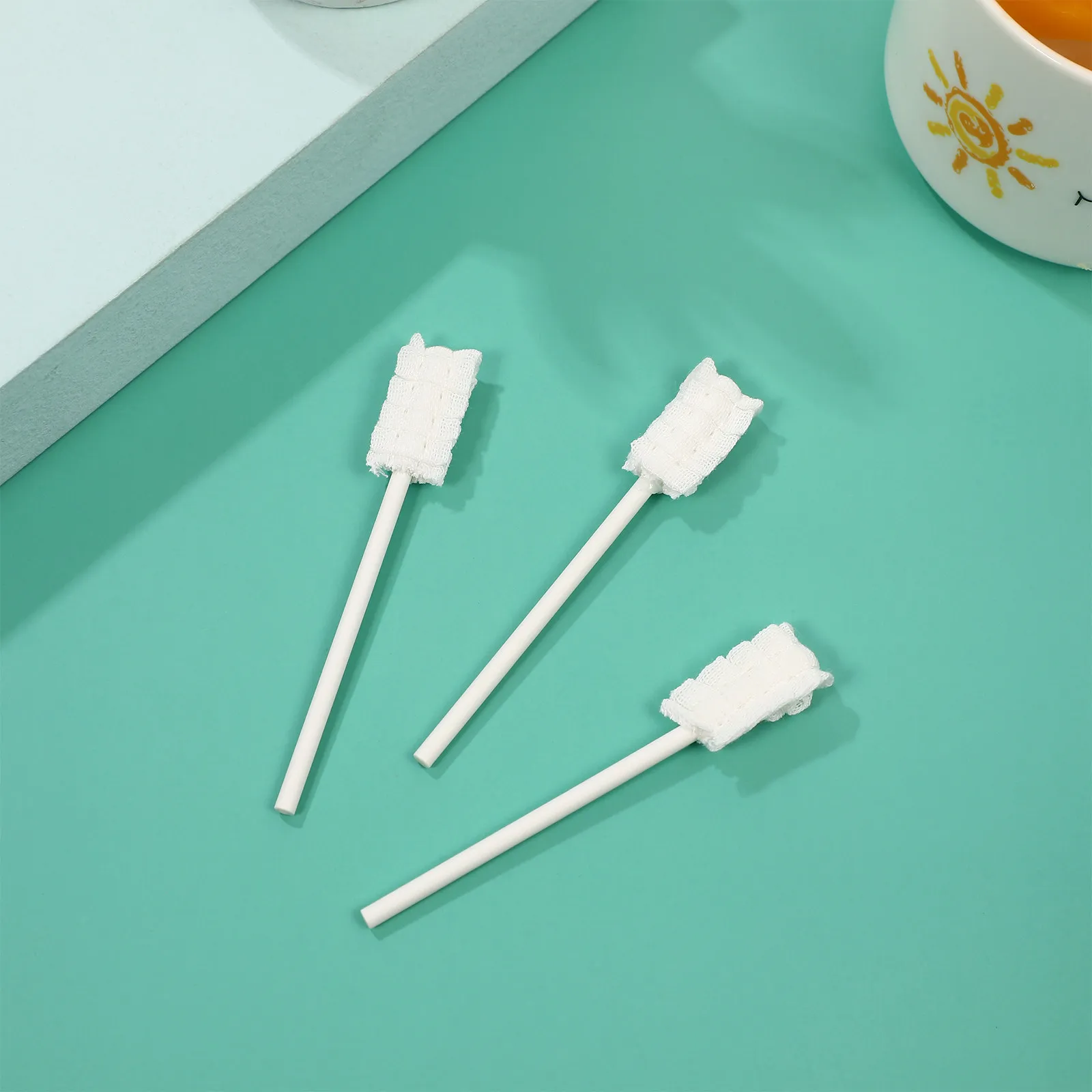 

30Pcs Baby Oral Cleaner Tongue Brush Disposable Infant Toothbrush Soft Gauze Oral Hygiene Care Individual Package