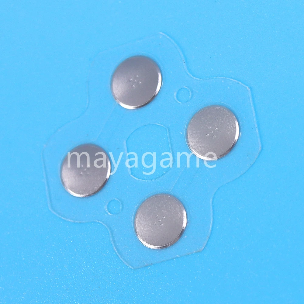 1pc para 3dsxl 3dsll 3ds xl ll controlador d almofadas d-pad metal cúpula snap pcb placa botões filme condutor