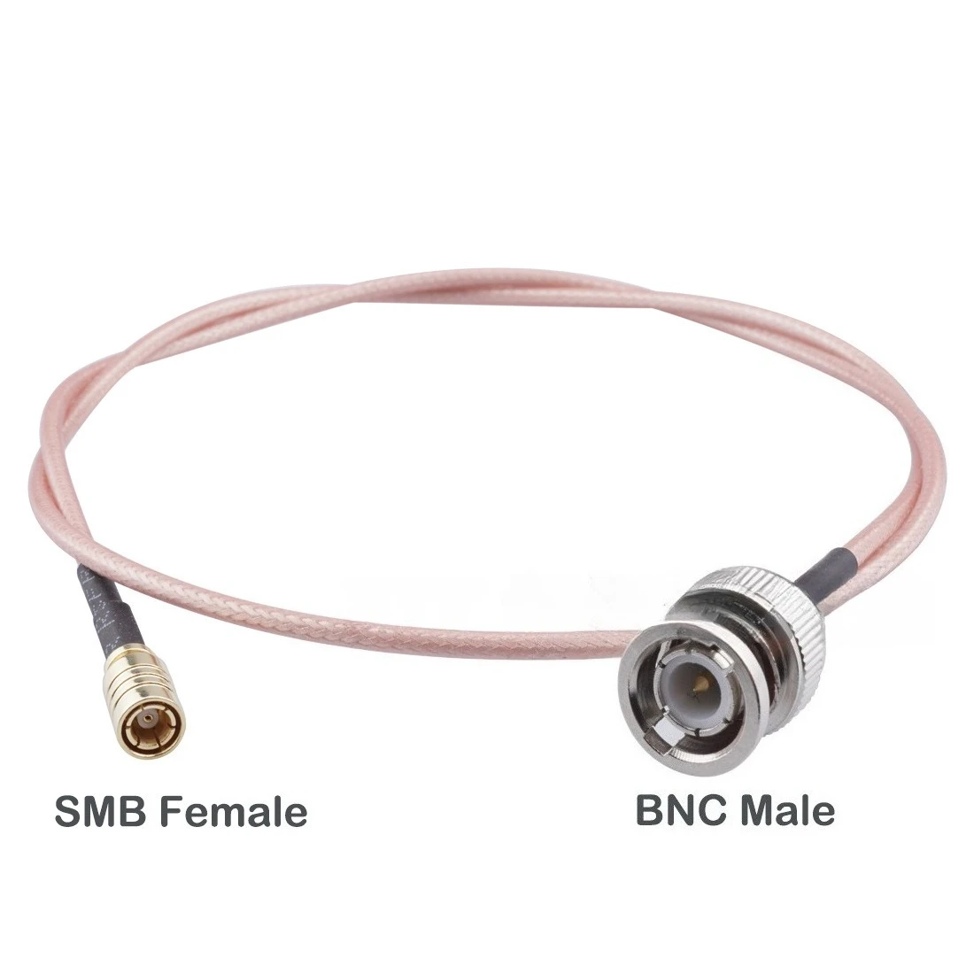 5PCS Coaxial RF cable BNC male to SMB female extension cable Q9 to SMB adapter cable RG316 customizable length