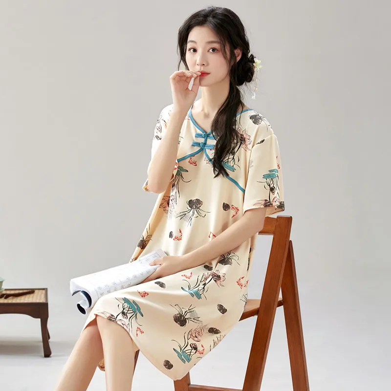 Thumbnail 2 - #19 Latest Cotton Sleep Nightdress Offers