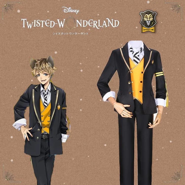 ห้าสีเกม Twisted-Wonderland Pomefiore Diasomnia เสื้อกั๊กชุดคอสเพลย์ผู้หญิงฮาโลวีน Baju Karnaval ชุดชุดคอสเพลย์ผู้หญิง