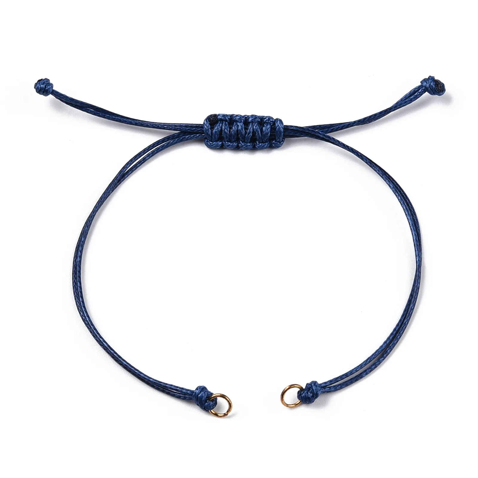 100Pcs Korean Waxed Polyester Cord Braided Bracelets Adjustable Rope String Woven Bracelet for DIY Jewelry Gift Accessories