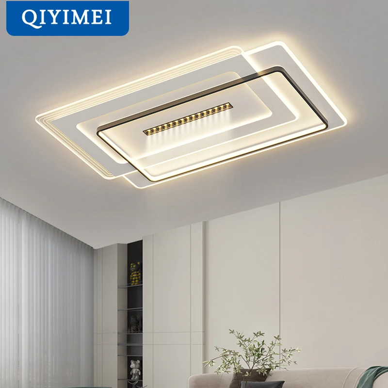 qiyimei lustres led modernos para sala de estar sala de jantar luzes da cozinha home decor lustre lampadas iluminacao interior 01