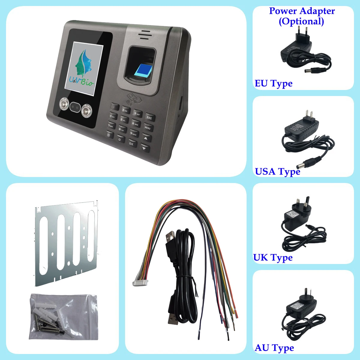 Free Cloud Web Based WiFi Facial Face Time Attendance System Employee workforce Fingerprint Time Clock Management Solution