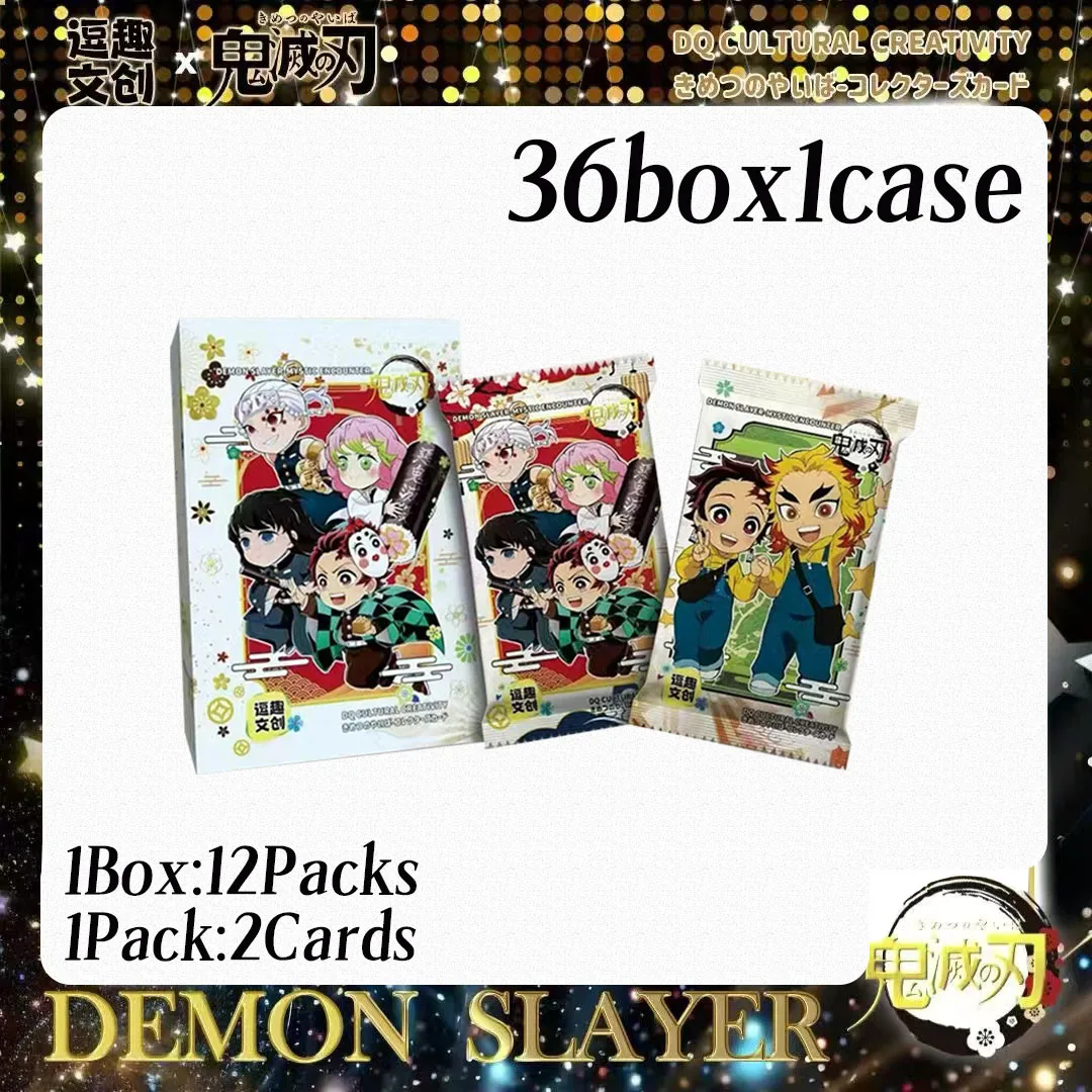 Wholesale Case Demon Slayer Cards Games Box Message Photo Gift Toy Fan Collection TikTok Live Streaming Toys Cards