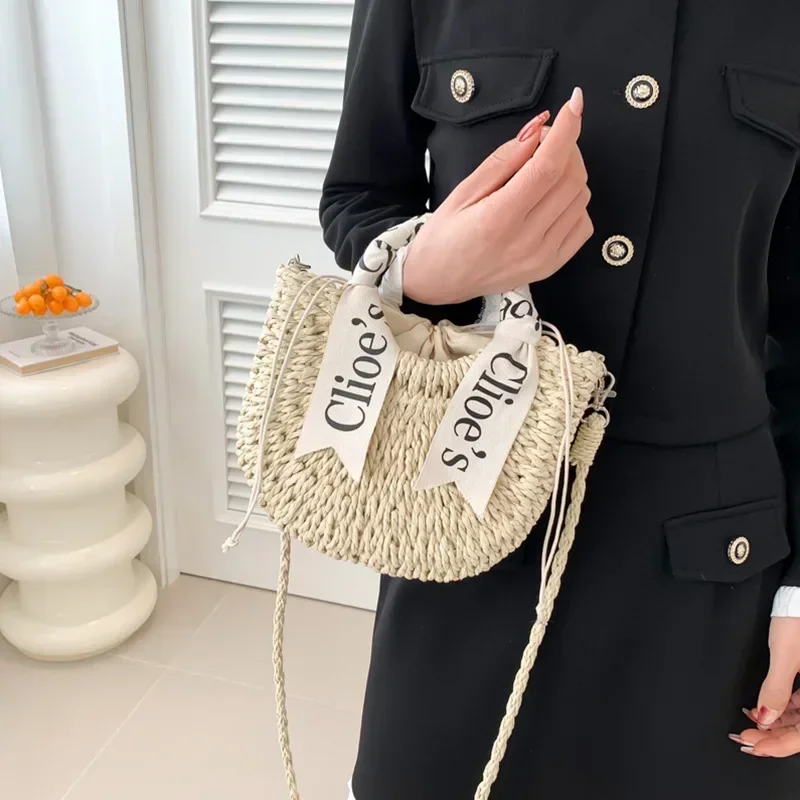 holiday straw woven bag bags for women  traf oficial store