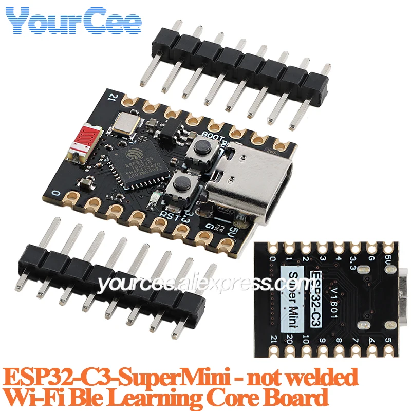 5 szt./1 szt. ESP32-C3 ESP32C3 ESP32C6 S3 H2 PRO Mini SuperMini Zero Wi-Fi Ble Programowalna Płytka Rozwojowa Moduł ESP32C3FN4 — zdjęcie produktu 3