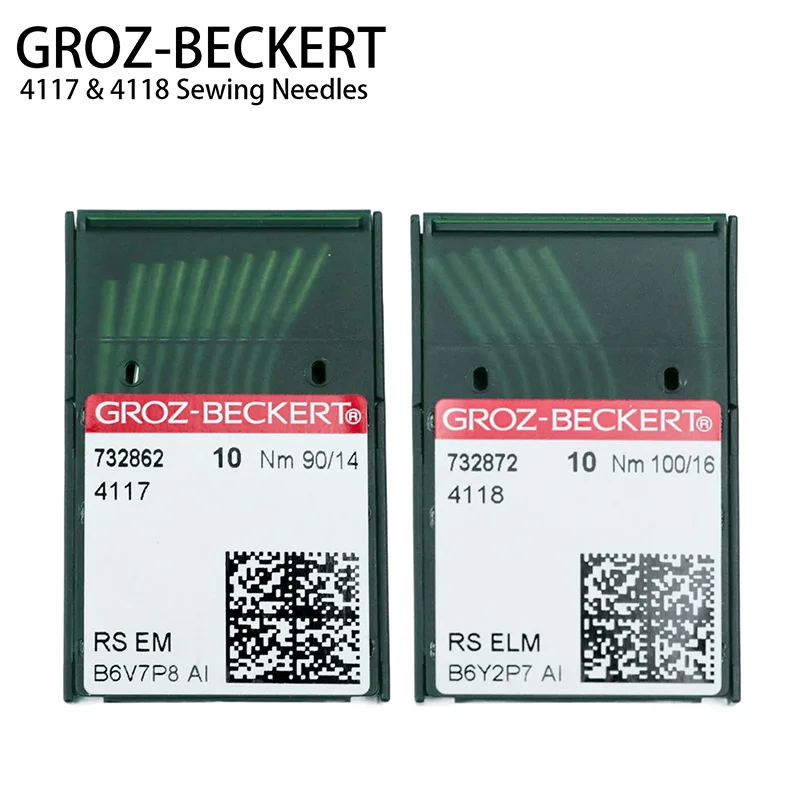 10PCS Groz-Beckert 4117 / 4118 Looper, Seam Needle, Sock Machine Needle, for Industrial Linking Machine Knitting Needle