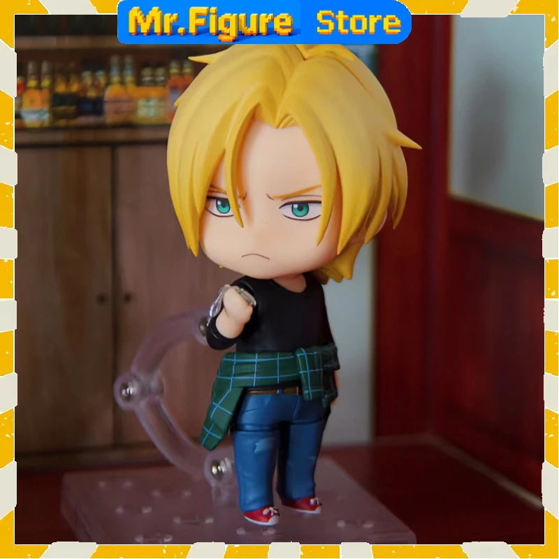 Banana Fish Ash Lynx Nendoroid 1077 Anime Figure Movable Chibi Doll Face Change Action Cute Figures Collect Toy Model Decor Gift