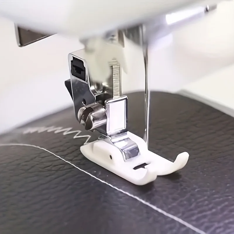 2pcs Household Multi-function Sewing Machines, Simple Leather Universal Presser Foot, Teflon Presser Foot Sewing Supplies