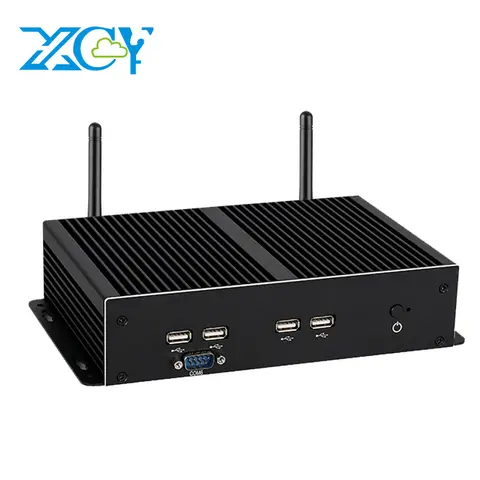 XCY X26A PC industriel 6xDB9 RS232 RS485 4xEthernet Intel Core i7-4600U i5-4300U i3-5005U 6xUSB HDMI VGA LVDS WiFi 4G SIM