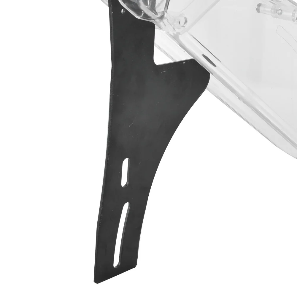 Acrylic transparent table saw protective cover for 410 inch saws with blade guard and material divider for safety