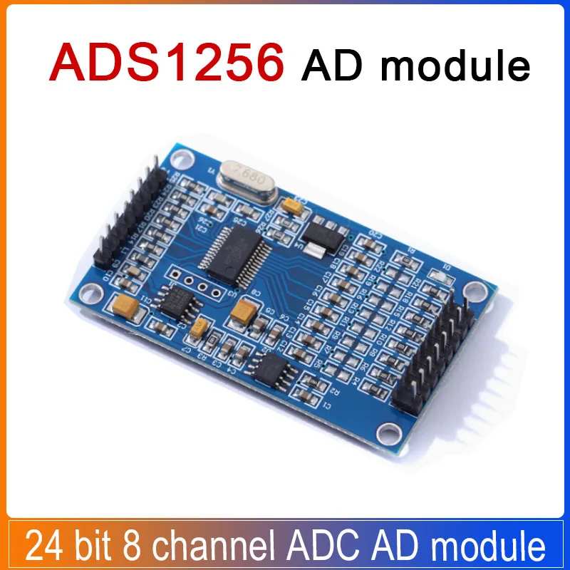 

ADS1256 AD Module 24 bit 8 channel High Precision ADC Collecting Data Acquisition Card