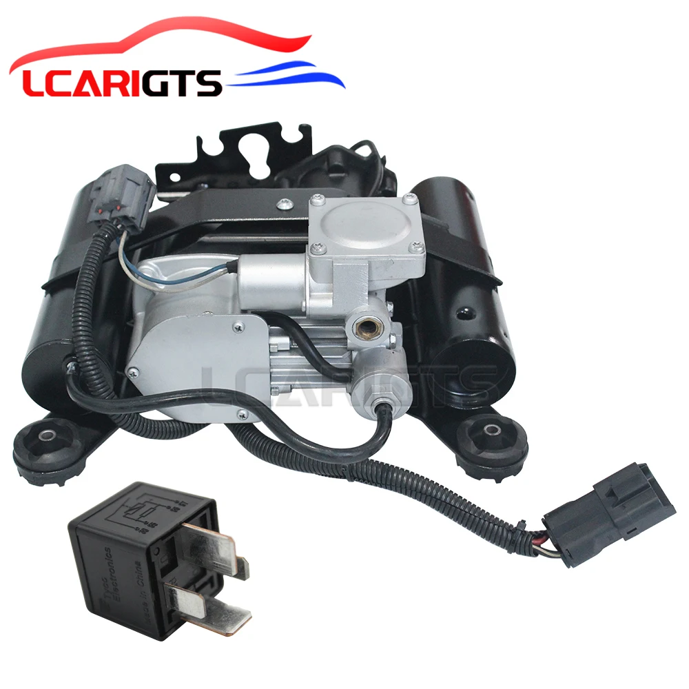 For Land Rover Range Rover Executive Edition L322 06-12 Hitachi Type Air Compressor Pump w/ Bracket&Relay LR041777 RQL500050