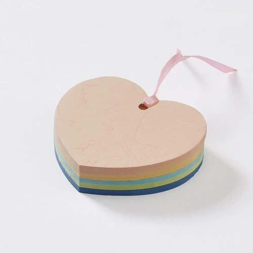 50pcs bricolage Mini carte de Message accrocher couleur unie carte de souhaits vacances souhaits amour en forme de coeur carte de voeux mur de souhaits