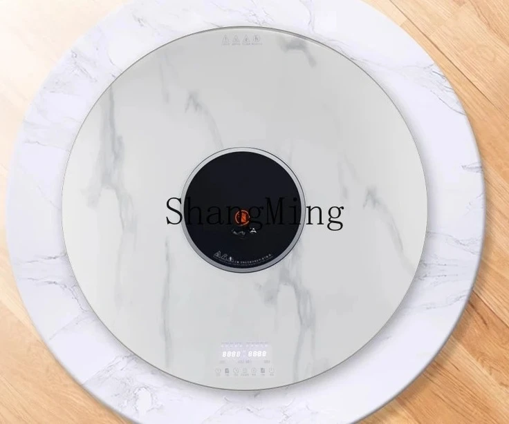 ZYY Household Multifunctional Heating Meal Insulation Board Magnetic Dining Table Round Turntable Electric Ceramic Furnace