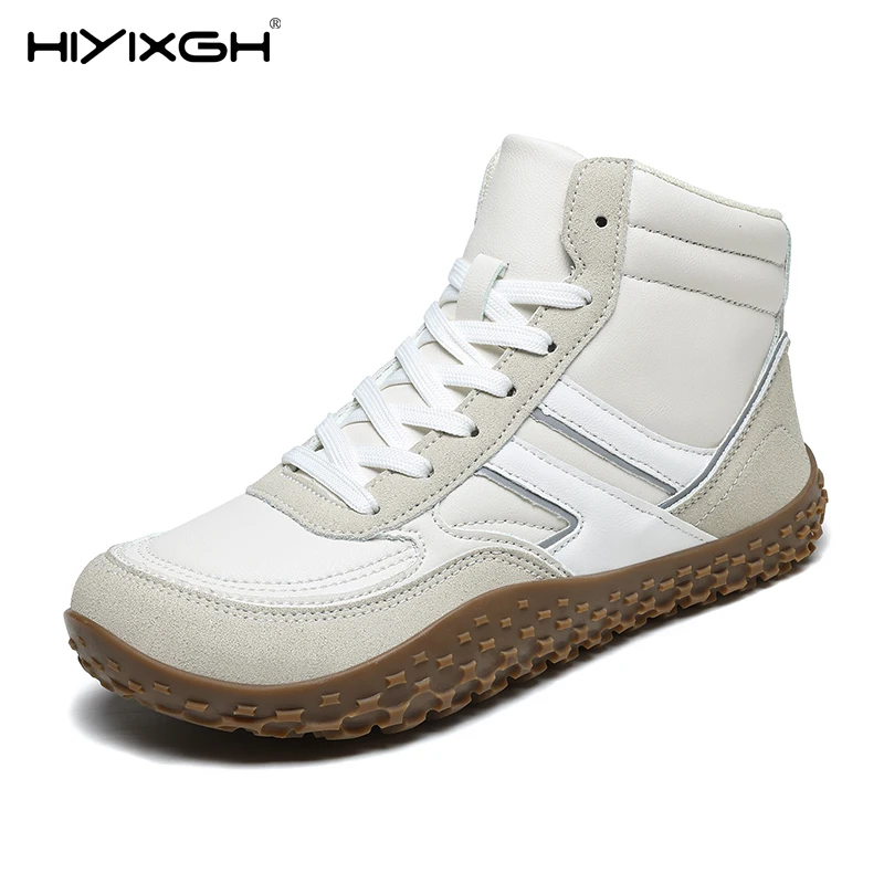 جديد الشتاء الجوارب في الهواء الطلق مقاوم للماء أحذية بيرفوت للرجال حذاء من الجلد الحد الأدنى حافي القدمين عدم الانزلاق أحذية رياضية كاجوال حجم كبير