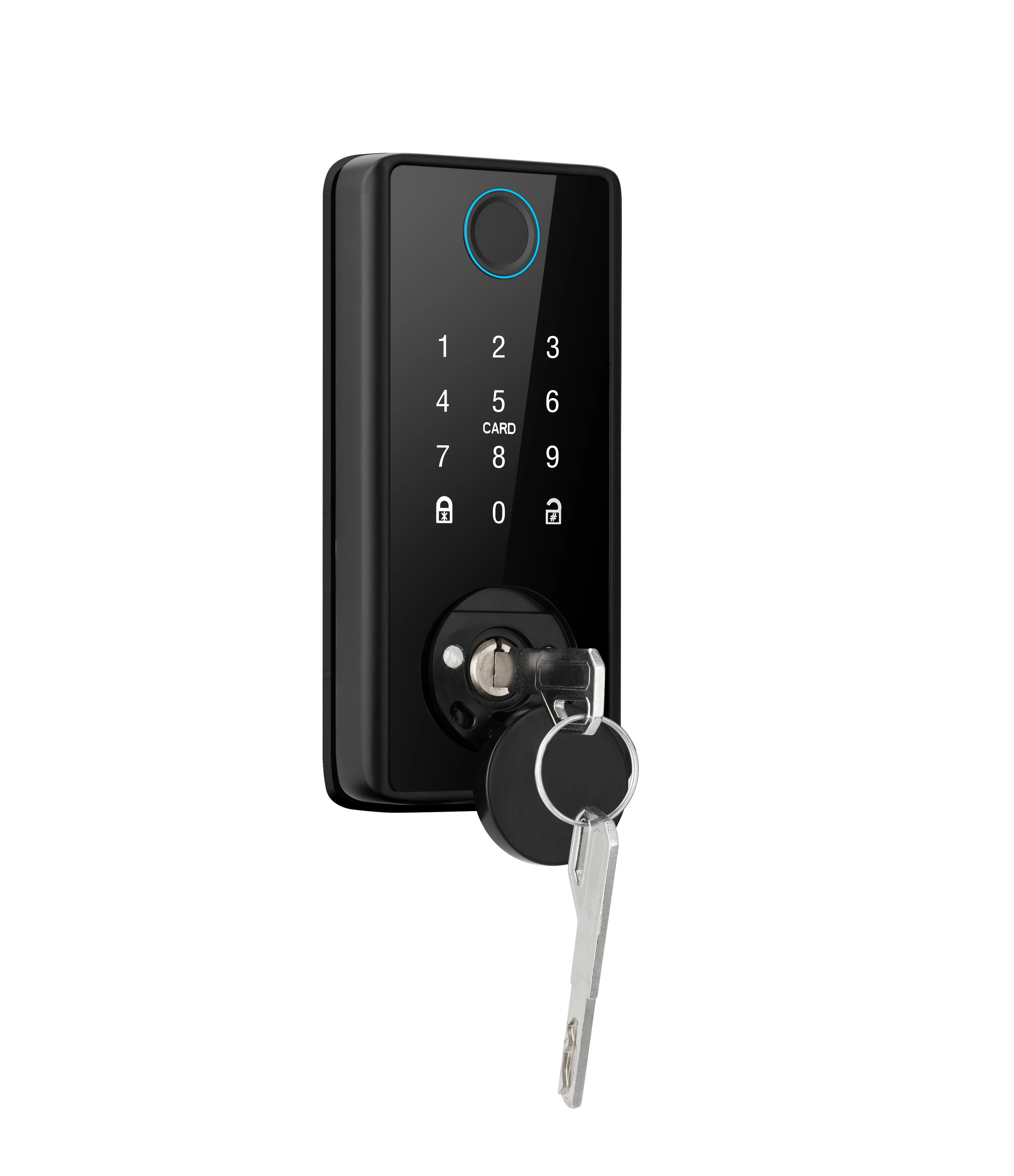 Digital Smart Door Lock for Indoor Wooden Doors Zinc Alloy Aluminum Alloy Cloud WiFi  App Fingerprint Grade C Security Model