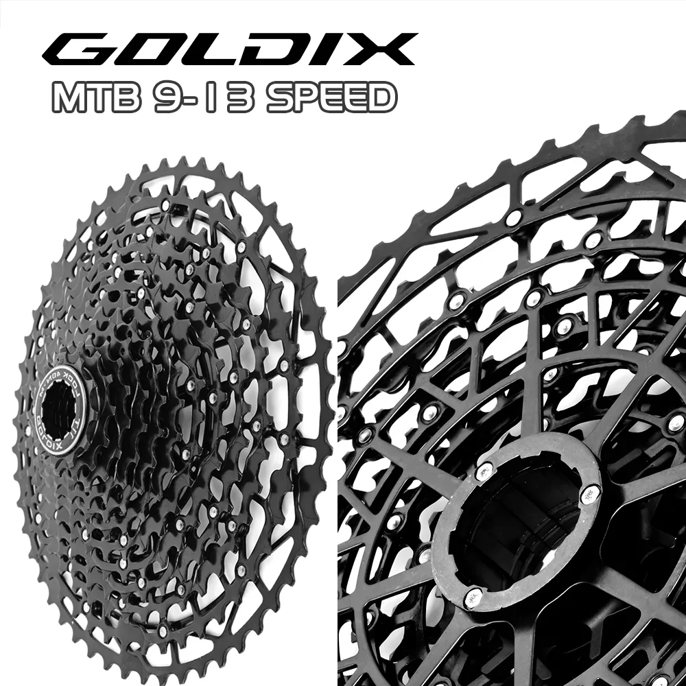 

GOLDIX Ultralight 108 Sounds Bicycle Cassette Freewheel Carbon Steel 9 10 11 12 13 Speed HG Sprocket for Mountain Bike