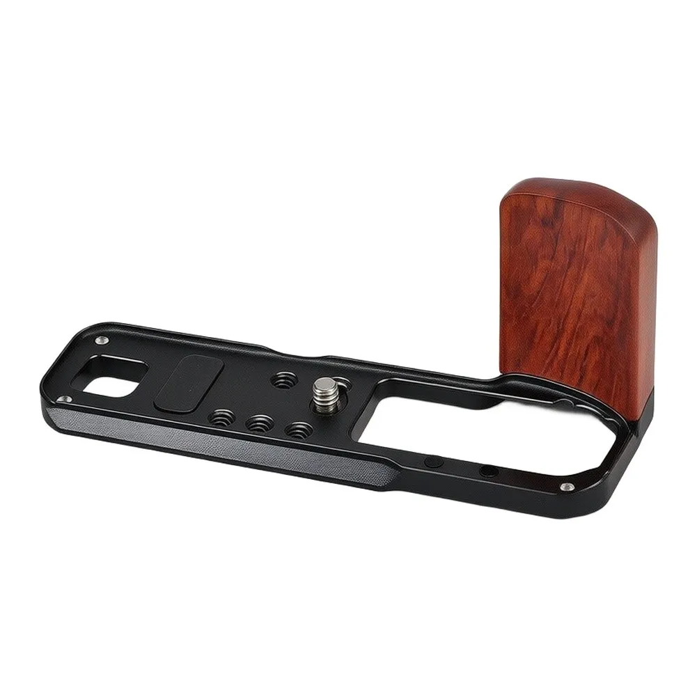 For Fujifilm X100VI Dedicated L-Shape Bracket Holder Featuring Clean Lines and Functional Integration with Camera Body