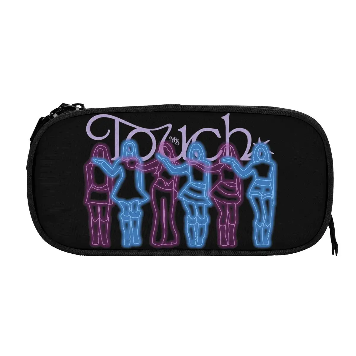 

Fashion Led Katseye Group In The Touch Era Pencil Case Pencil Pouch Pen Kids Large Storage Bag Students School Zipper Stationery