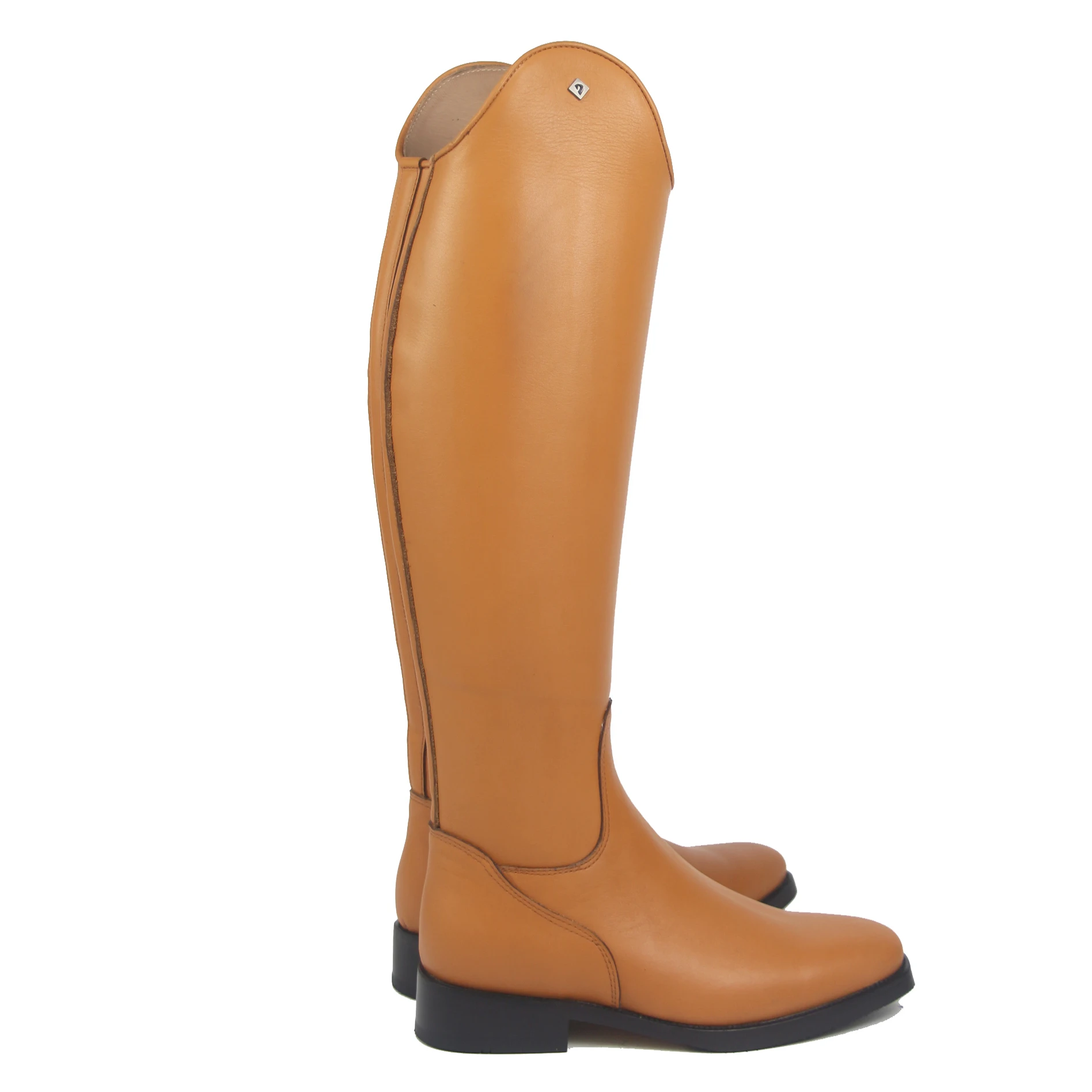 Aoud Saddley-Botas equestres de couro de vaca para homens e mulheres, sapatos personalizados, joelheiras, equipamento equestre, passeios a cavalo