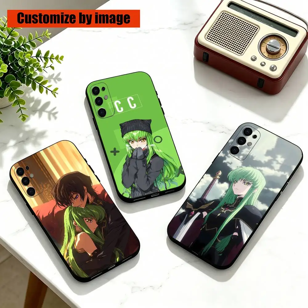 Lamperouge Code G-Geass C.C Anime  Phone Case For Samsung S25,S24,S21,S22,S23,S30,Ultra,S20,Plus,Fe,Soft Silicone Black Cover