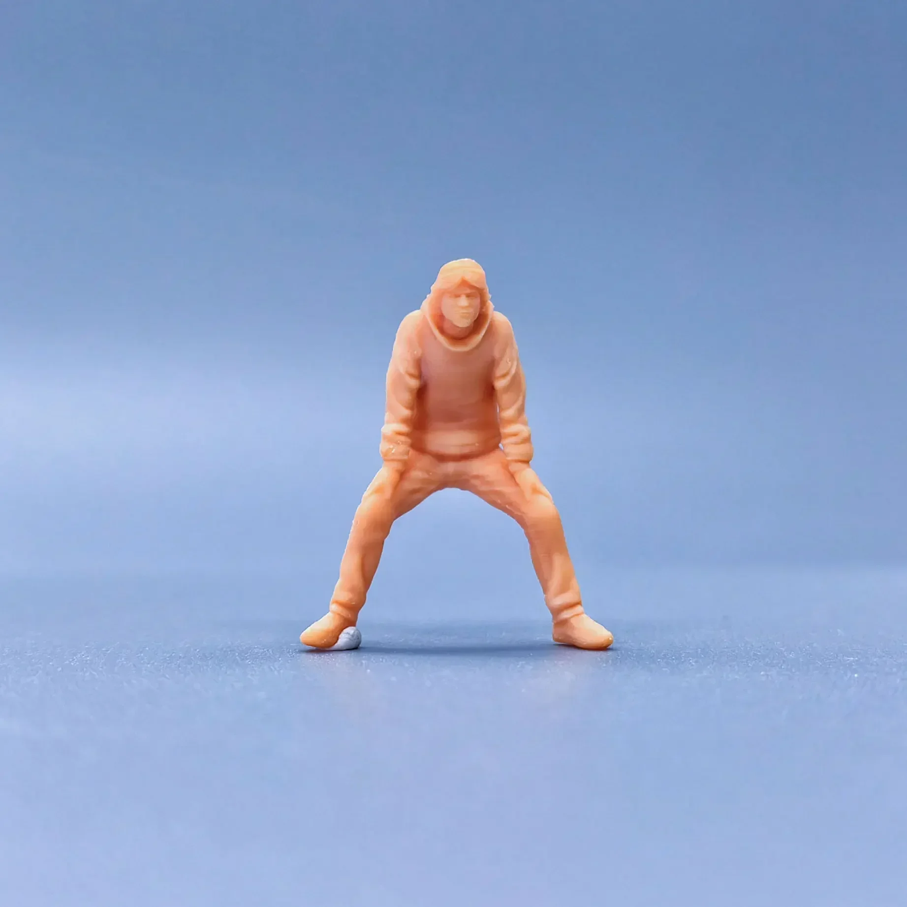 

1/64 1/43 Scale Model Resin Straddling Man In SweaterUncolored Miniature Diorama Hand-painted S127-2nd