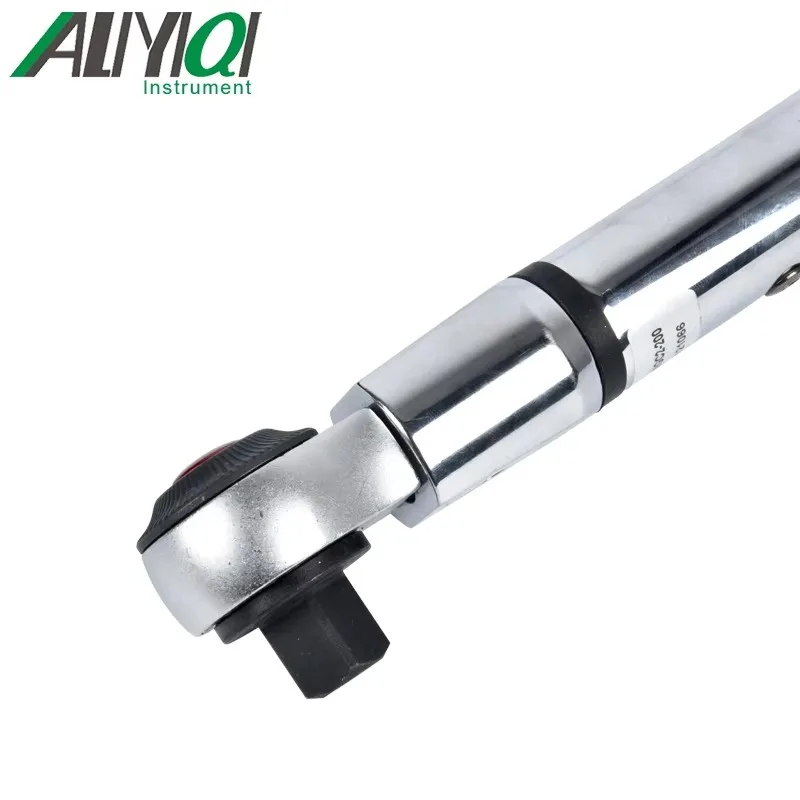 مفتاح عزم الدوران الرقمي برأس قابل للتبديل 200Nm 1/2 نهاية مفتوحة من الفولاذ الكربوني قابل للتعديل للاستخدام الصناعي بنفسك قابل للتخصيص OEM