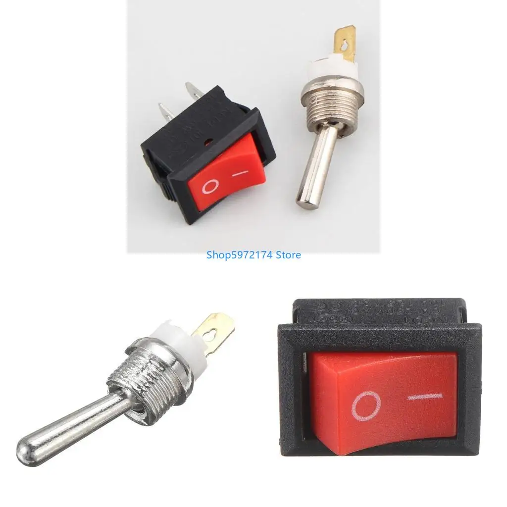 Y3NB Heavy Duty Toggle Switch On/Off Switch 52/58/59 Metal Waterproof Cap Cover