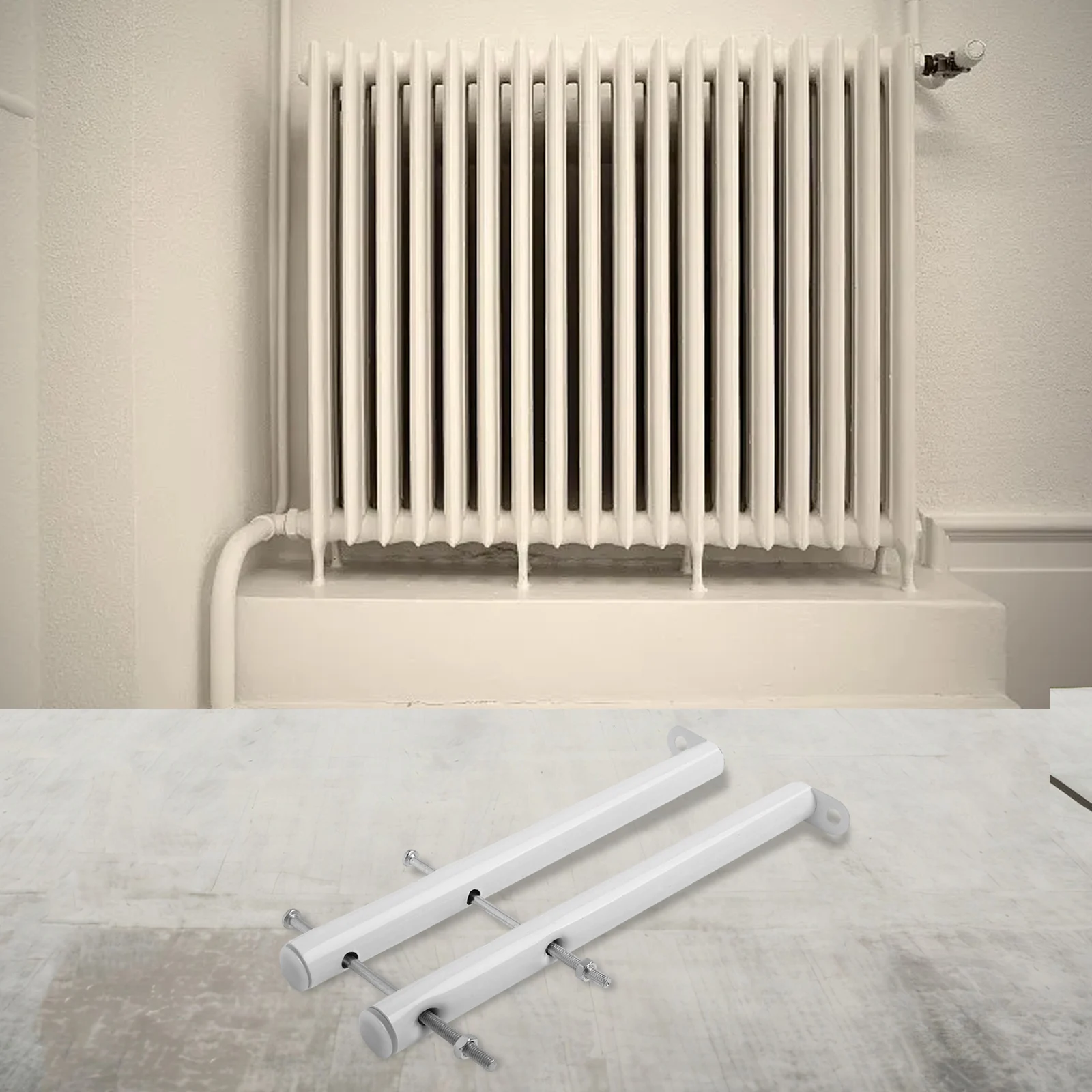 المبرد الطابق قوس الصلب دعم الحاملة قوية الحديد الزهر المبرد القدم التدفئة فتحات التبريد أنظمة HVAC أجزاء