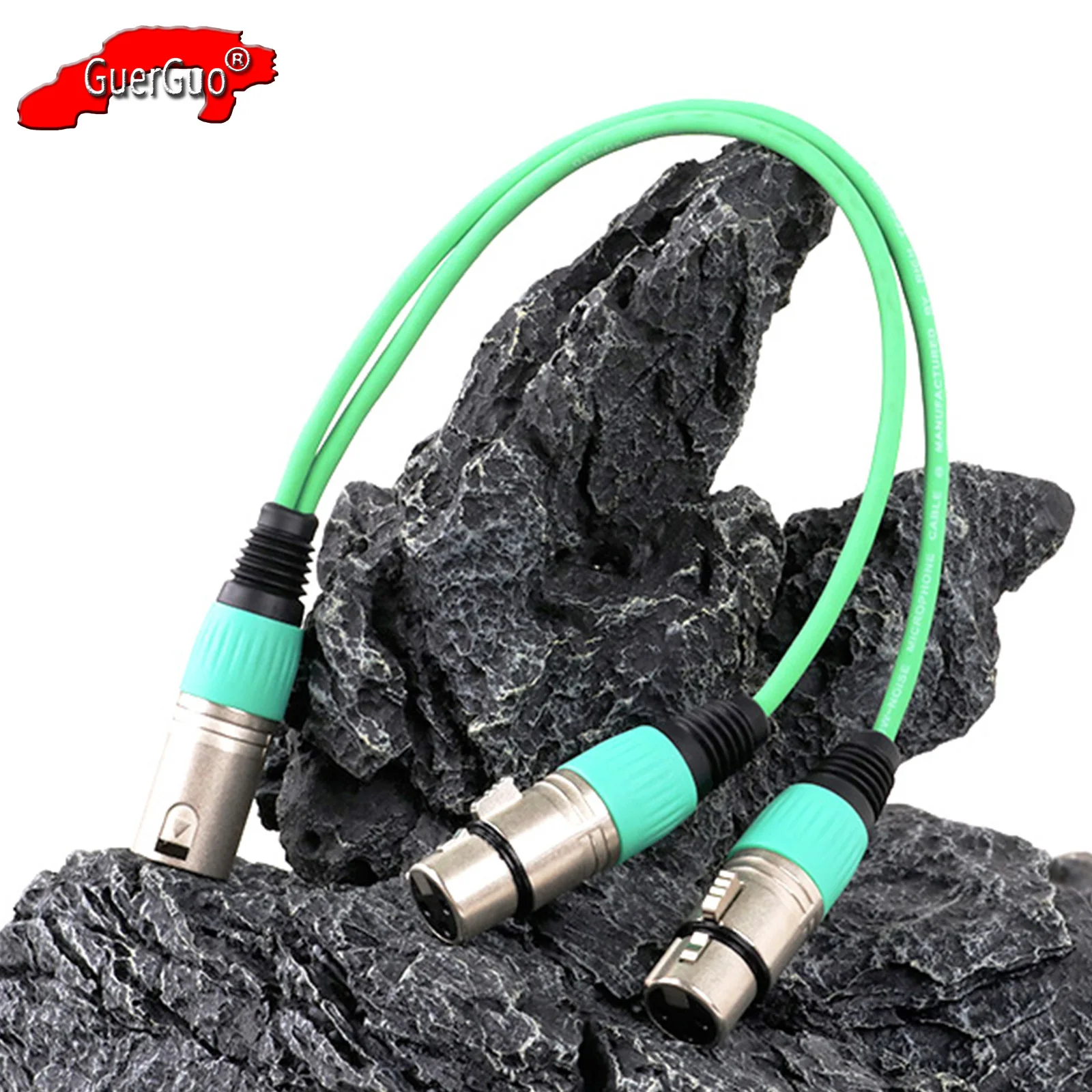 

XLR Splitter Cable,XLR Male to Dual XLR Female Y Line 3Pin Balanced MIC Audio Extension Cord Adapter Converter for Mixer Speaker