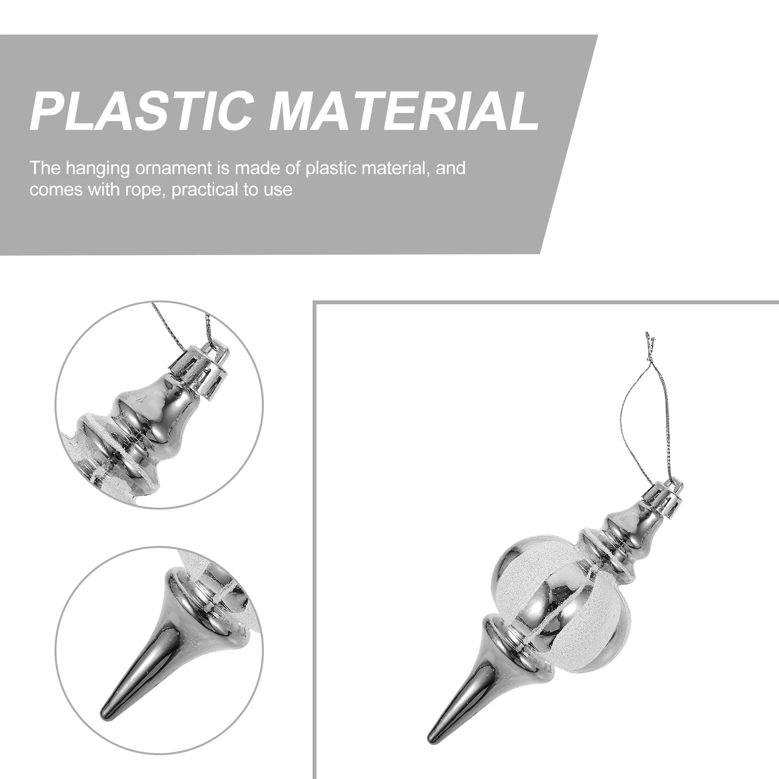 

4pcs Christmas Tree Hanging Ornaments Xmas Party Decorations Plastic Pendant For Home Fireplace Table Gift Xmas Tree Diy
