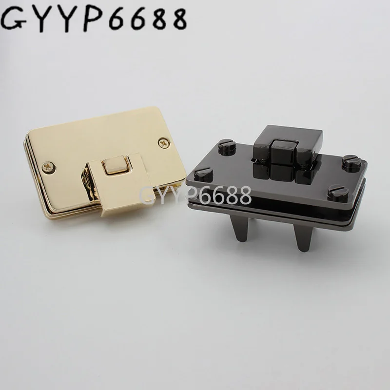 

1-5-20sets 2colors big size Metal rectangle shape sample style flip lock for gentleman briefcase women handbag accessories