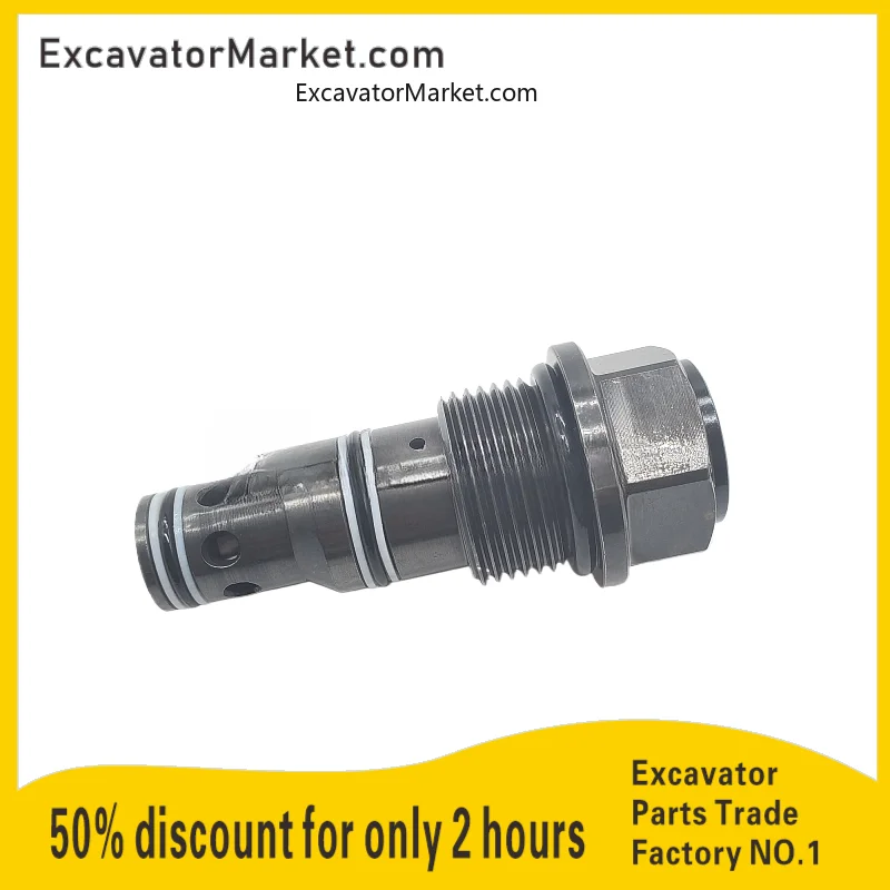 

For DX DH 220-5 Sany 215/235-8 SK 200-6 Traveling Main Cannon Overflow Valve Excavator Accessories Excavator Accessories